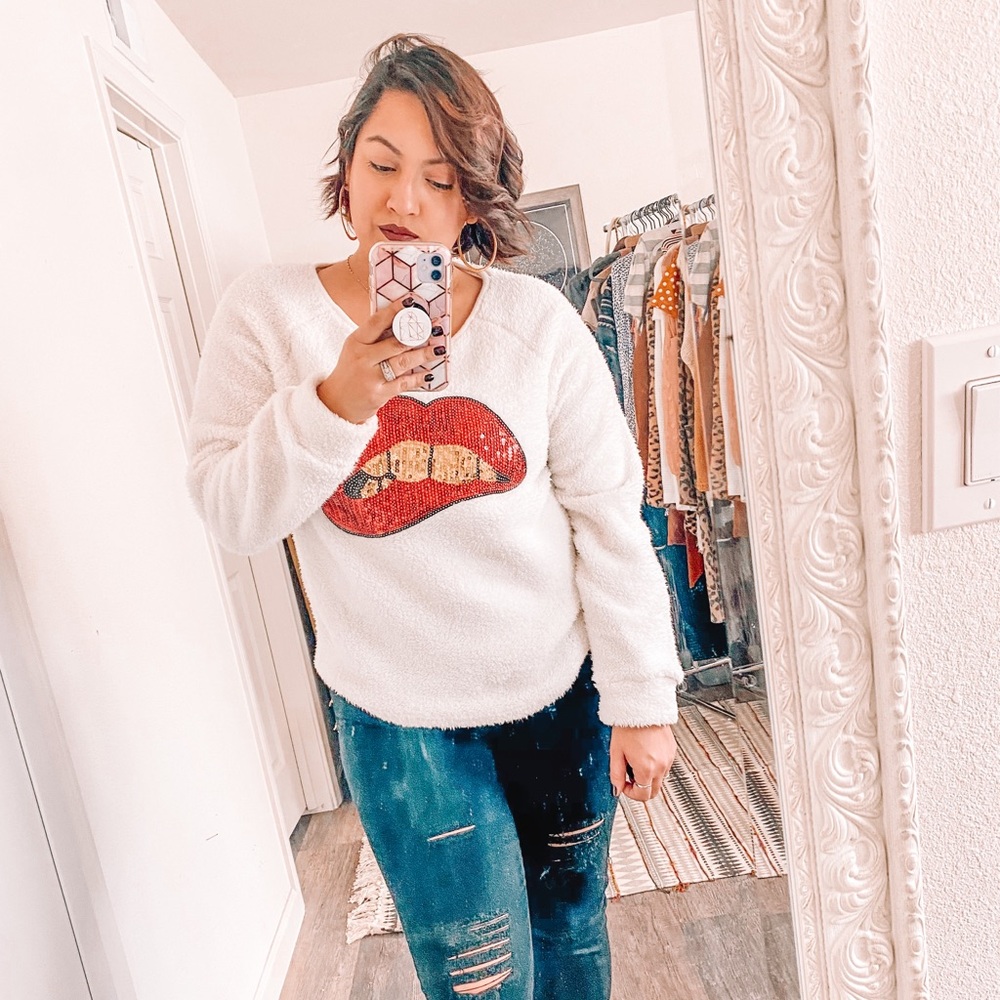 sold out ❌NWT Sherpa Seguin Sweater